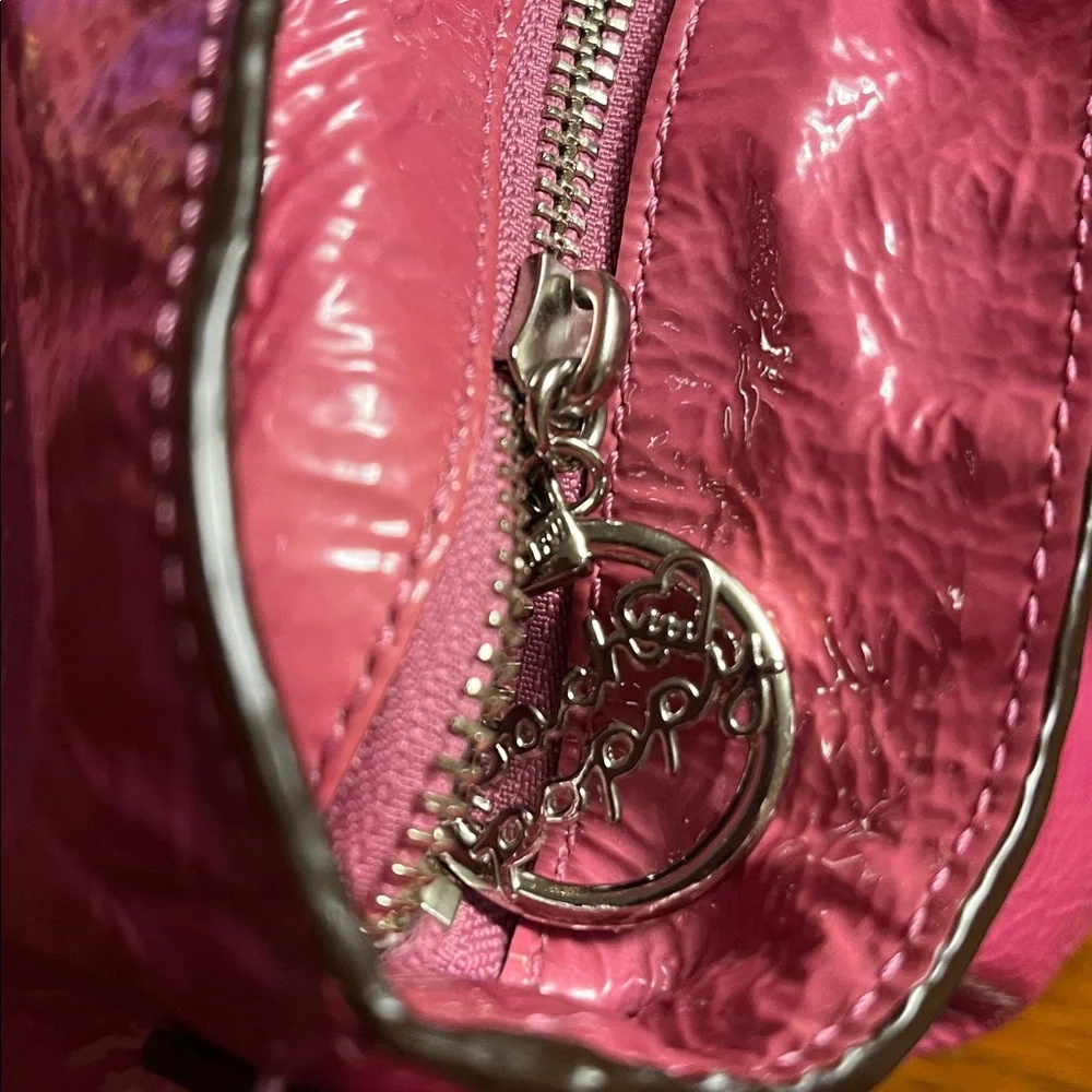 Coach Pink Patent Leather Shoulder Bag, vintage, poppy, - Picture 9 of 17